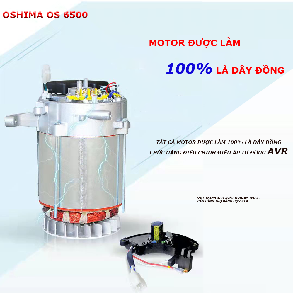 Motor máy phát điện Oshima Os 6500
