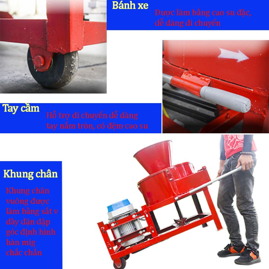 khung chân kê bánh xe máy băm chuối takyo tk 3000