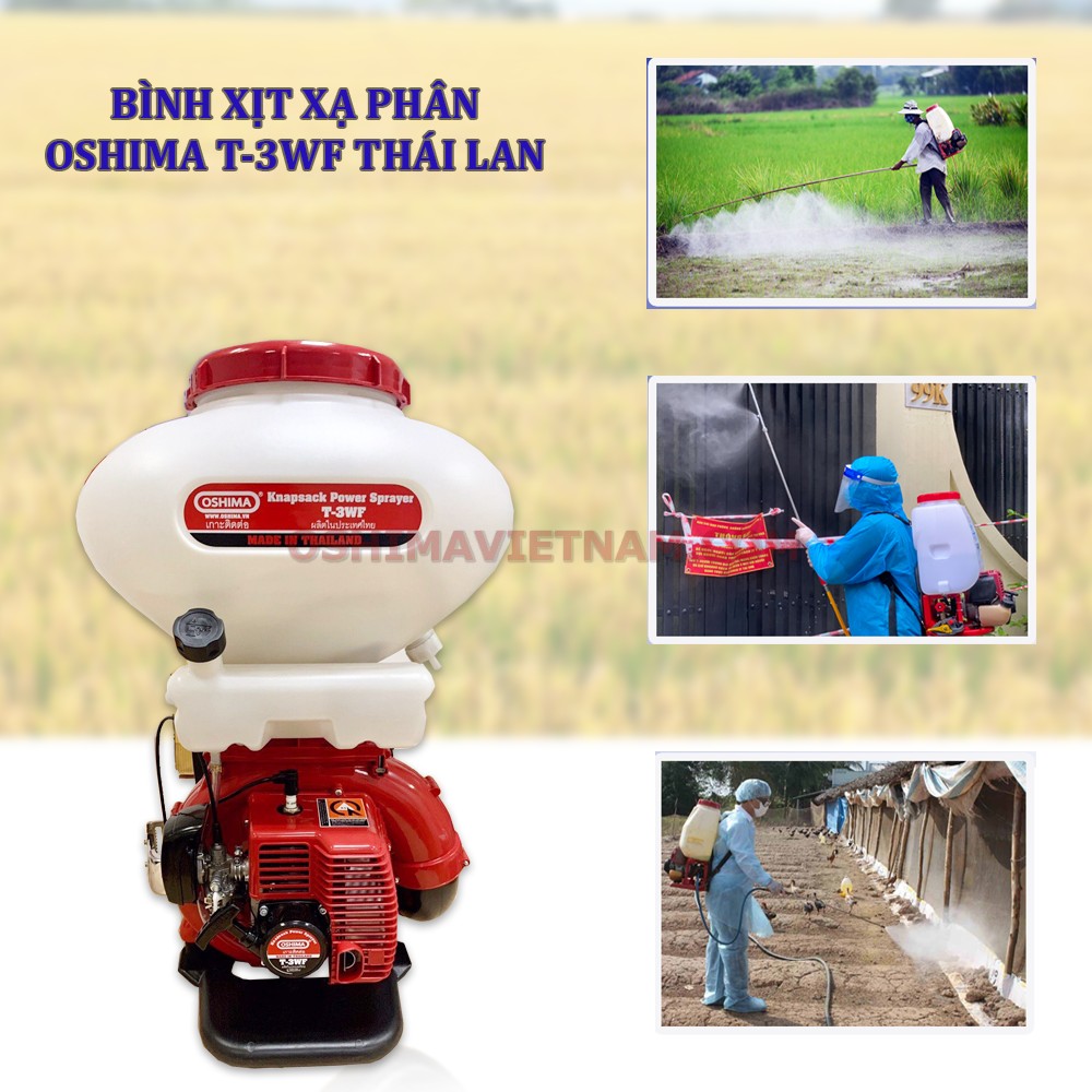 Bình xịt xạ phân Oshima T-3WF Thái Lan