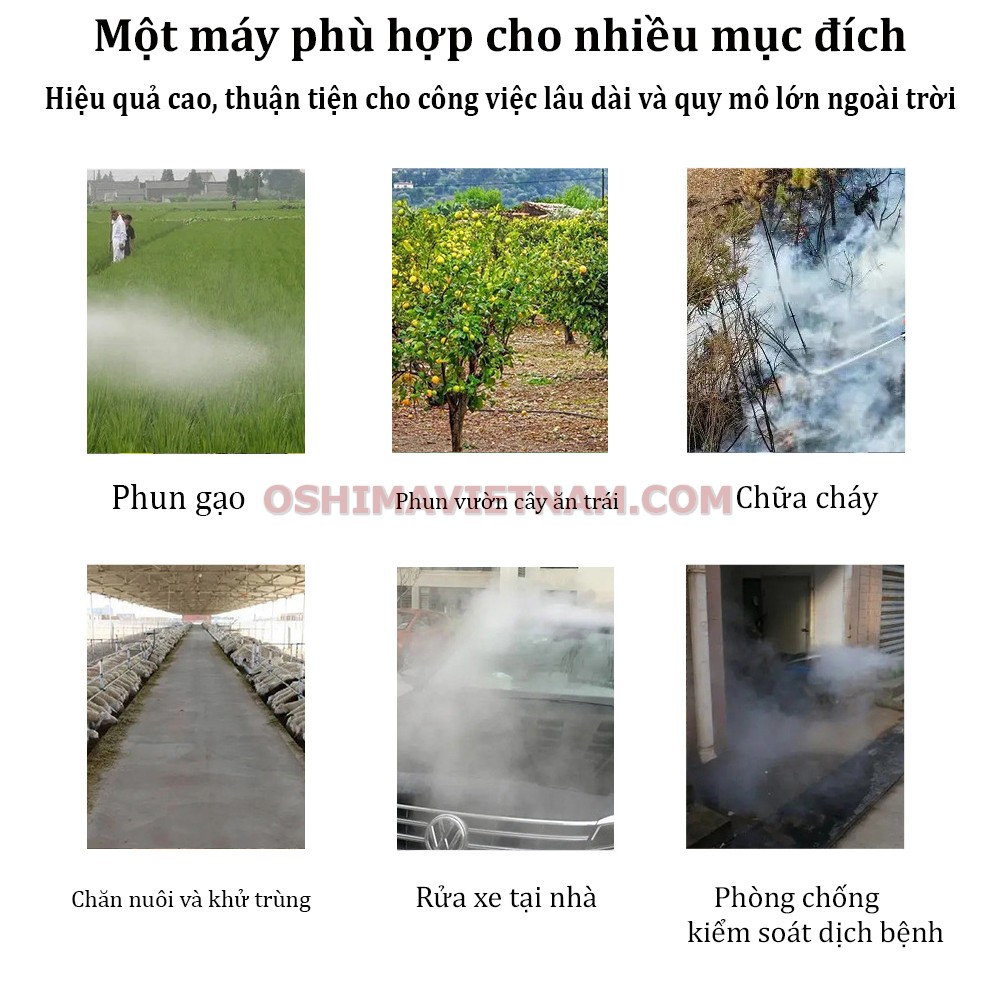 Các ứng dụng của bình xịt động cơ Oshima 767