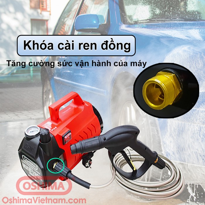 Máy rửa xe Oshima MXR 190 C có cách lắp vô cùng đơn giản và dễ dàng. Chỉ cần lắp trong lần đầu tiên mua về là khách hàng đã có thể sử dụng cho lần tiếp theo