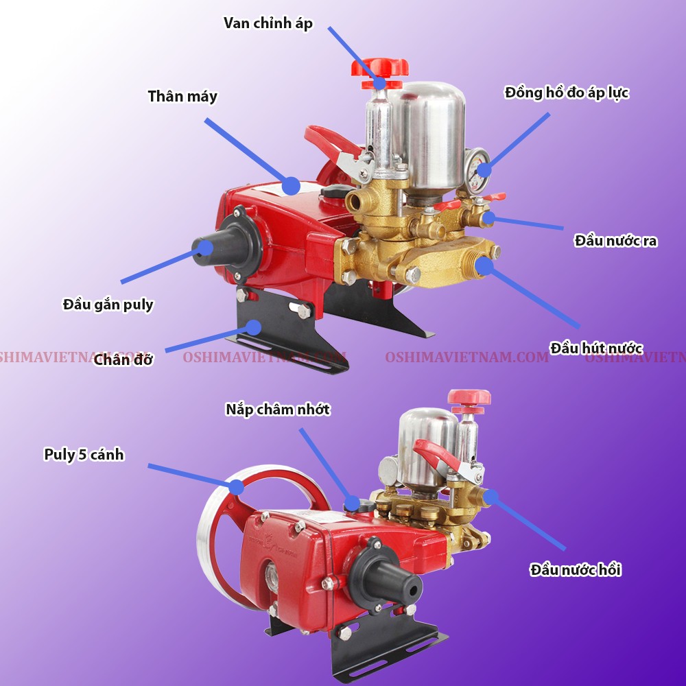 Cấu tạo của đầu xịt Dragon CT 26 