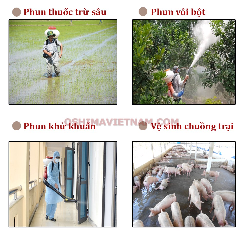 Công dụng của bình xịt xạ phân Mitsukaisho 3WF-3A-26