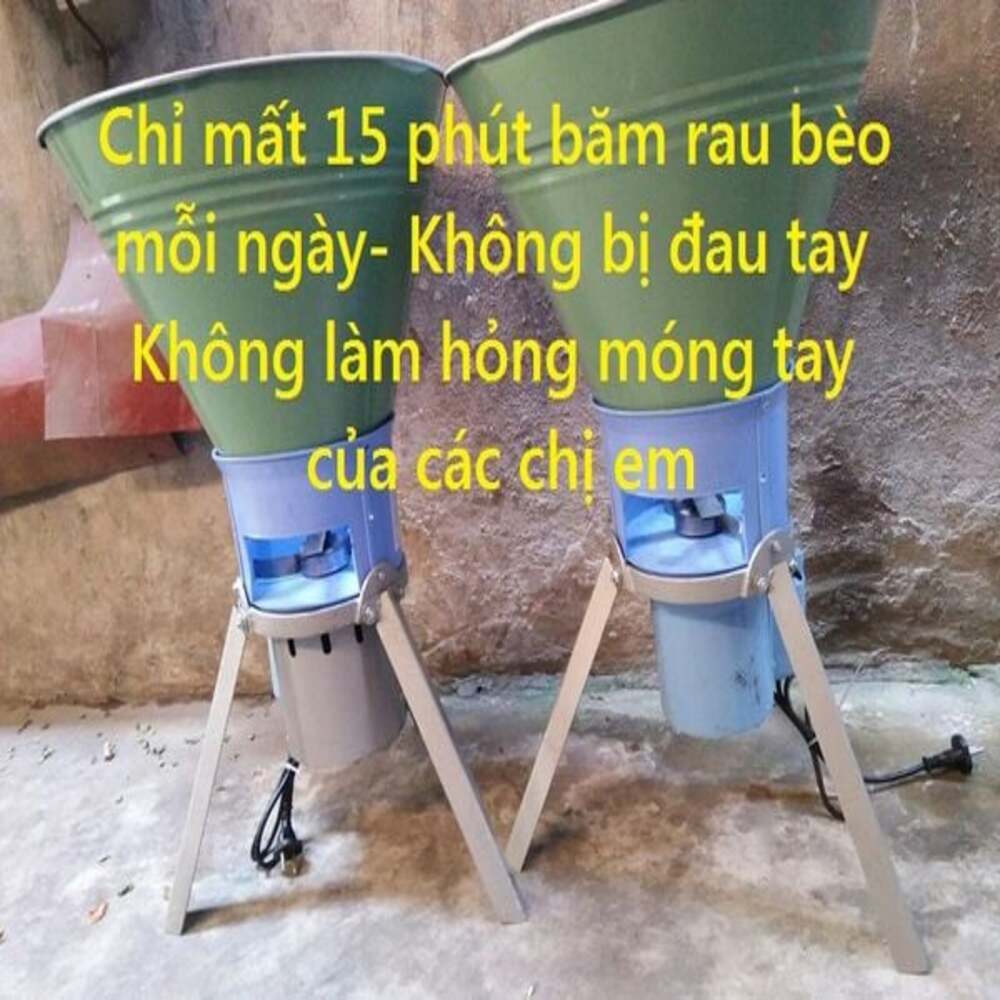 Máy thái bèo, thái rau chuyên thái nhỏ các cây thân dạng mềm như : lục bình (bèo tây),dây khoai,rau muống