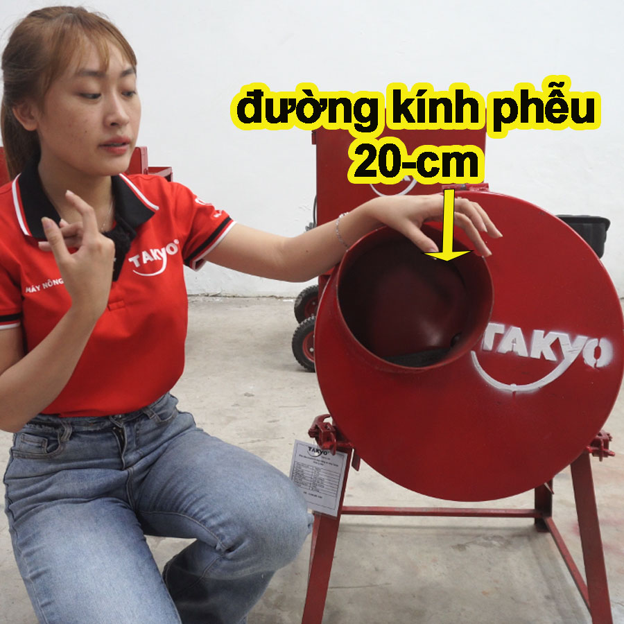 phễu máy thái chuối mịn động cơ xăng takyo tk 55