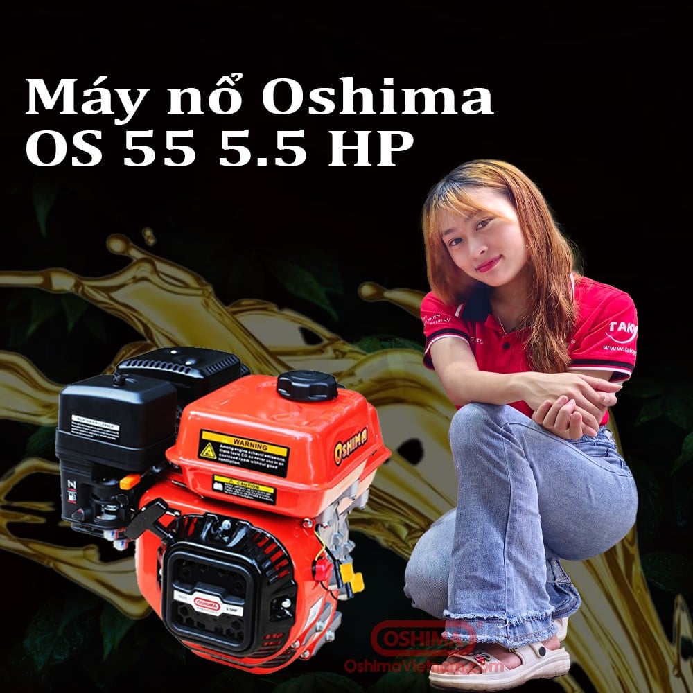 giới thiệu về máy nổ oshima OS 55 5.5 HP tại cần thơ