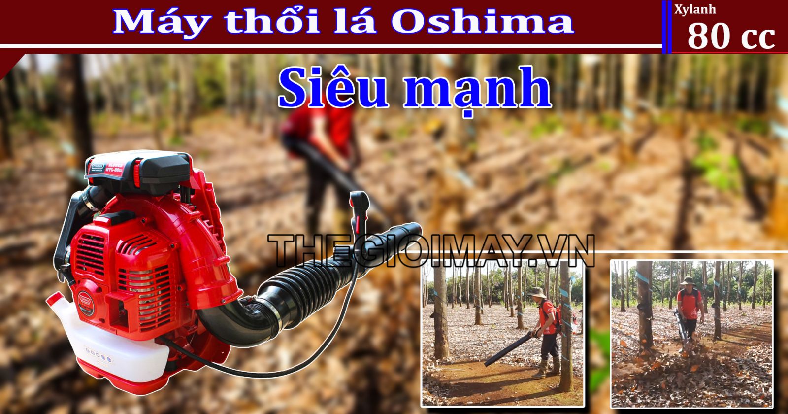 máy thổi lá oshima MTL 80cc được ứng dụng rộng rãi trong đời sống hàng ngày