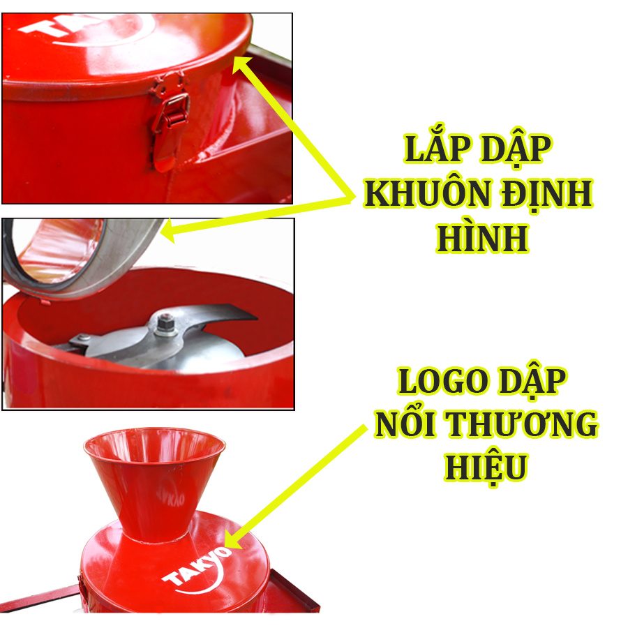 lắp đậy máy băm chuối takyo tk 3000