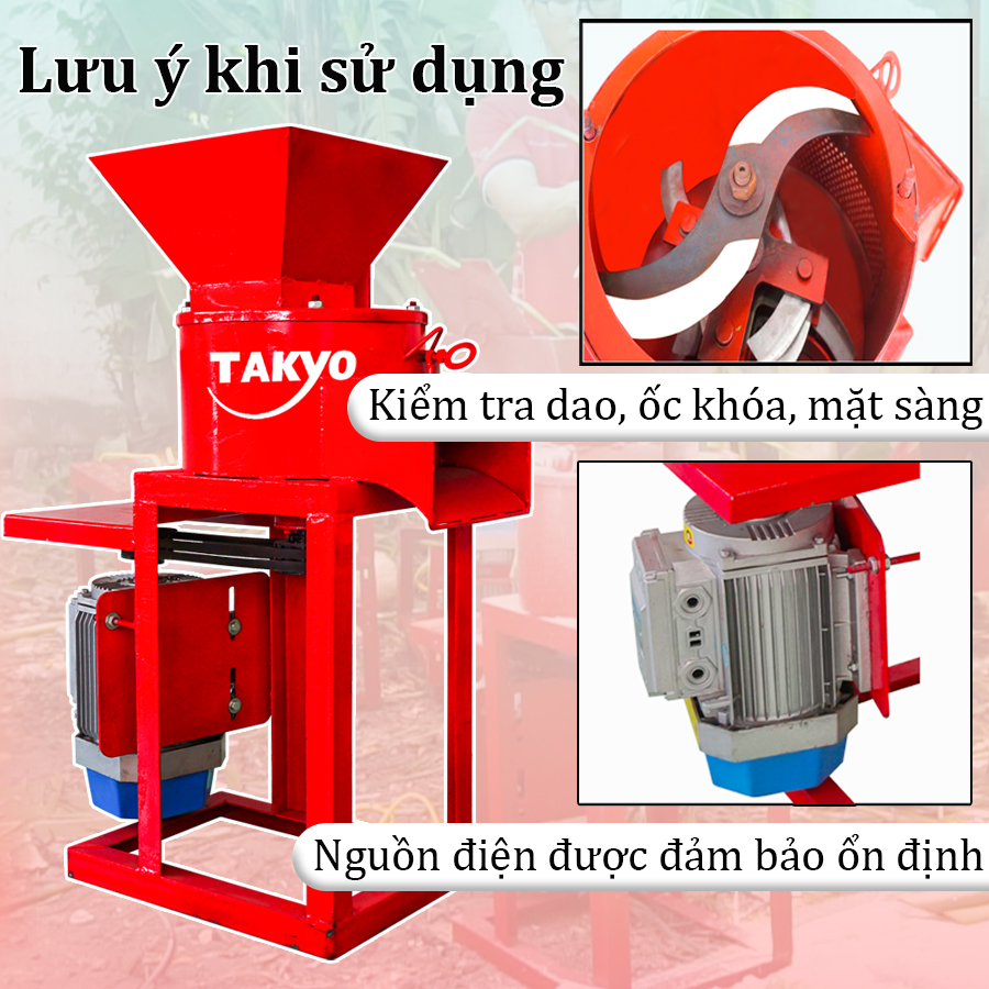 Khi sử dụng xay nghiền đa năng Takyo TK 30 nên lưu ý