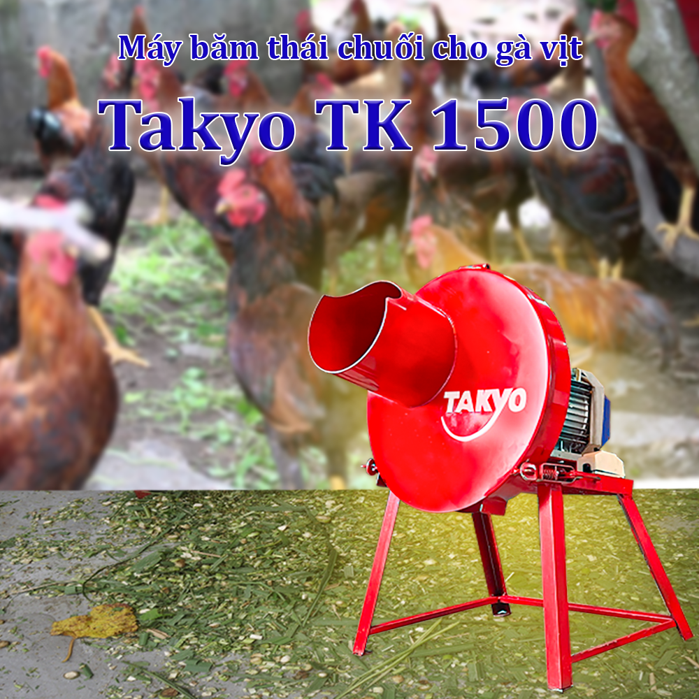 Máy thái chuối mịn cho gà vịt giá rẻ Takyo tk 1500