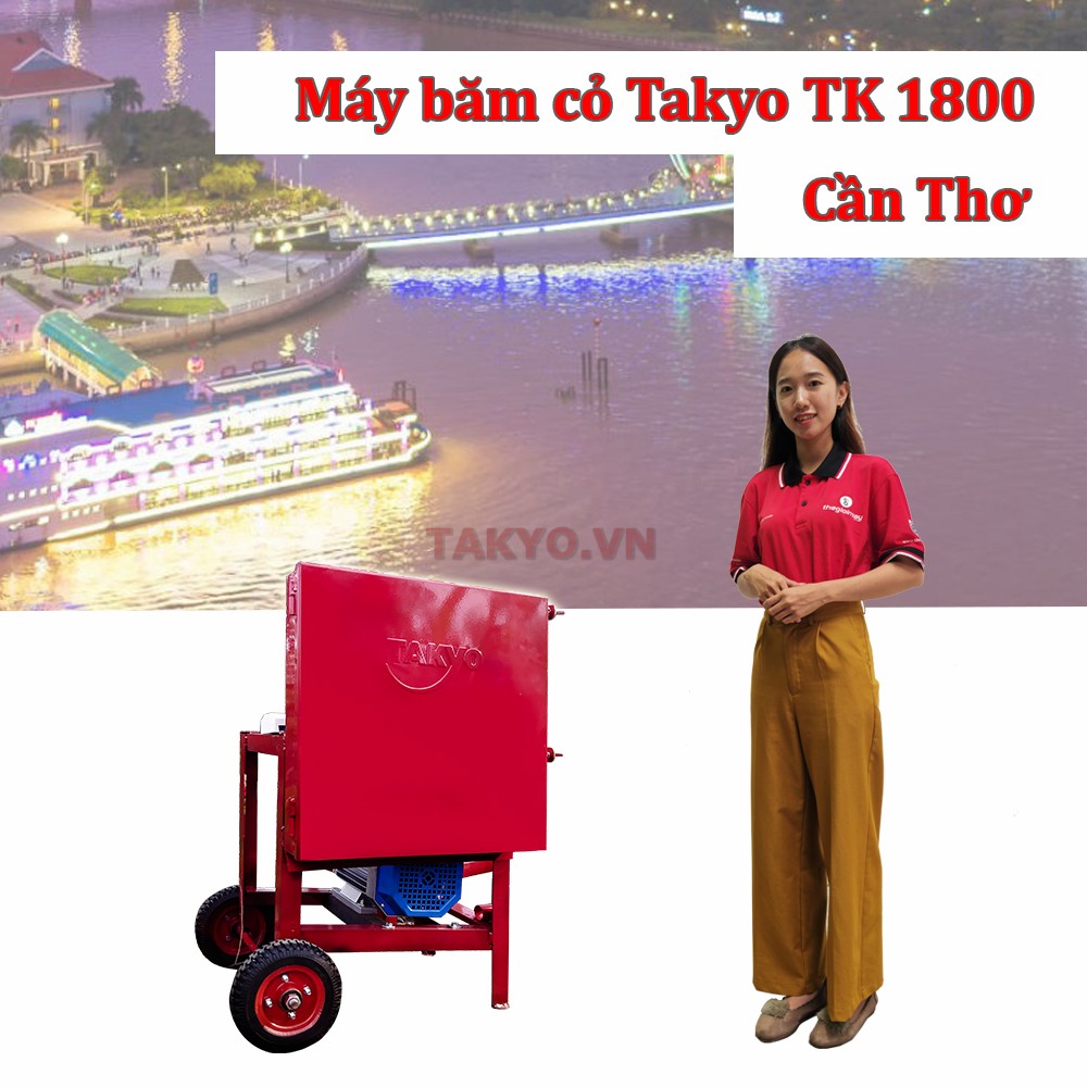 Máy băm cỏ Takyo TK1800 tại Cần Thơ