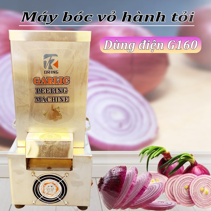 Máy bóc vỏ hành tỏi dùng điện G160