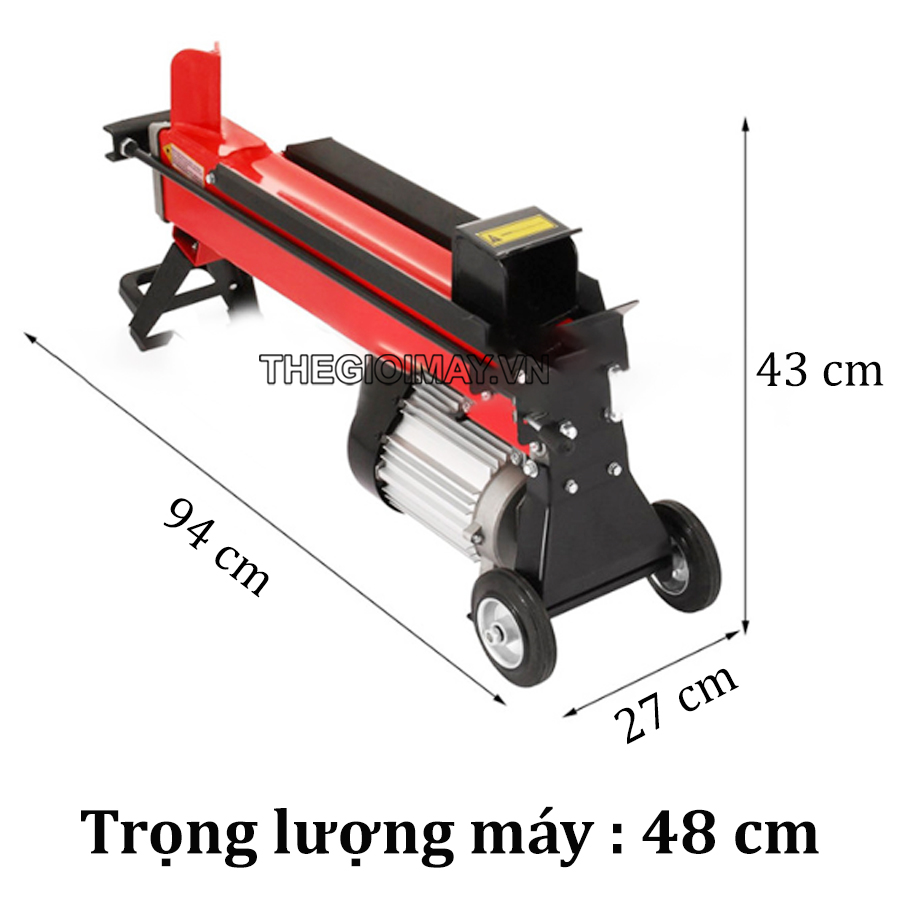 Kích thước máy chẻ củi PM7T-520A