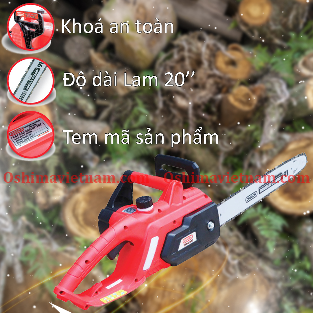 Ưu điểm cấu tạo máy xích điện Oshima CXD 2000