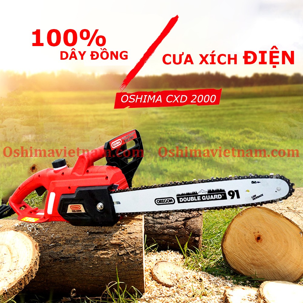 Máy cưa xích dùng điện Oshima CXD 2000