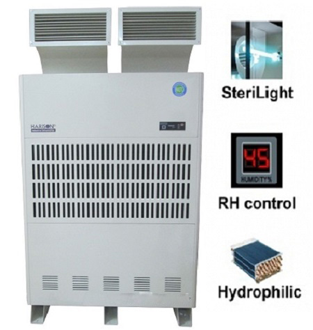 Bảng điều khiển của máy hút ẩm công nghiệp Harison HD504PS