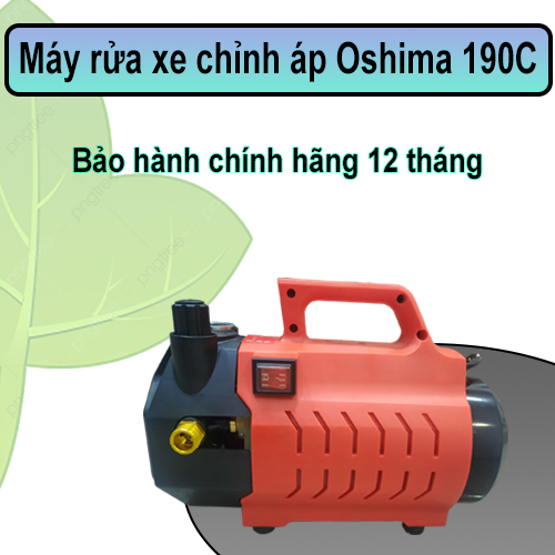 Máy rửa xe Oshima MXR 190 C được bảo hành lên tới 12 tháng cho khách hàng