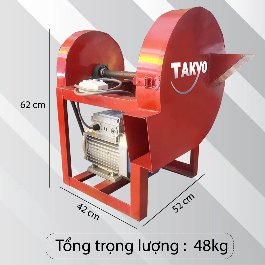 Kích thước và trọng lượng của máy thái cây thuốc nam Takyo TK 2200 Plus