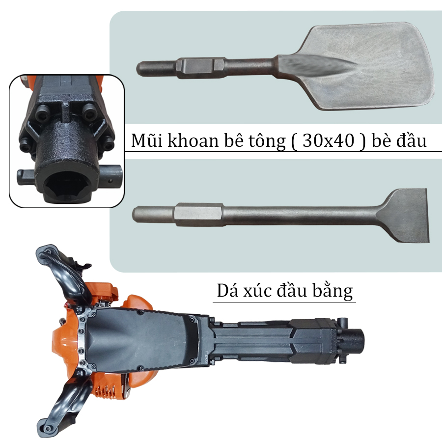 Mũi khoan mua rời sử dụng chung với máy đánh gốc cây Cater CT152CC