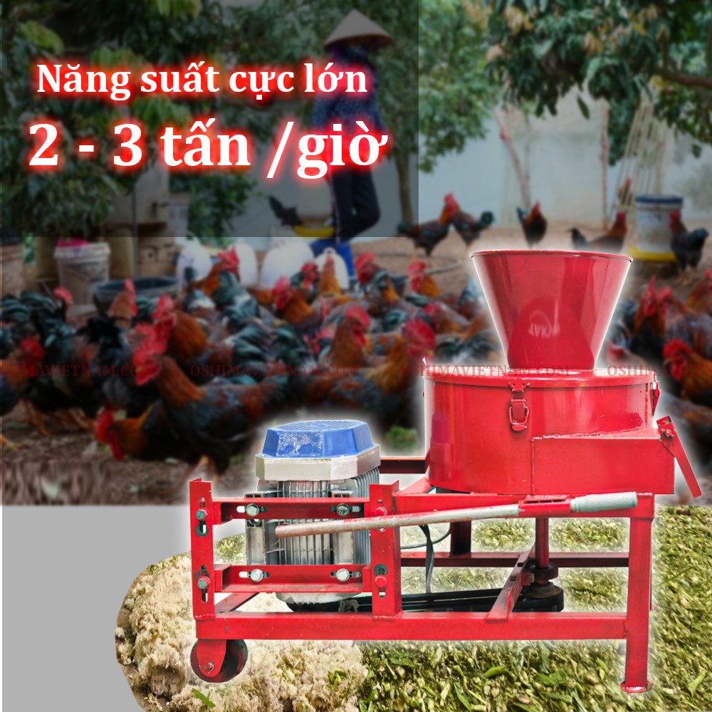 Tính năng vượt trội sau khi sử dụng máy băm chuối cho gà Takyo TK 3000