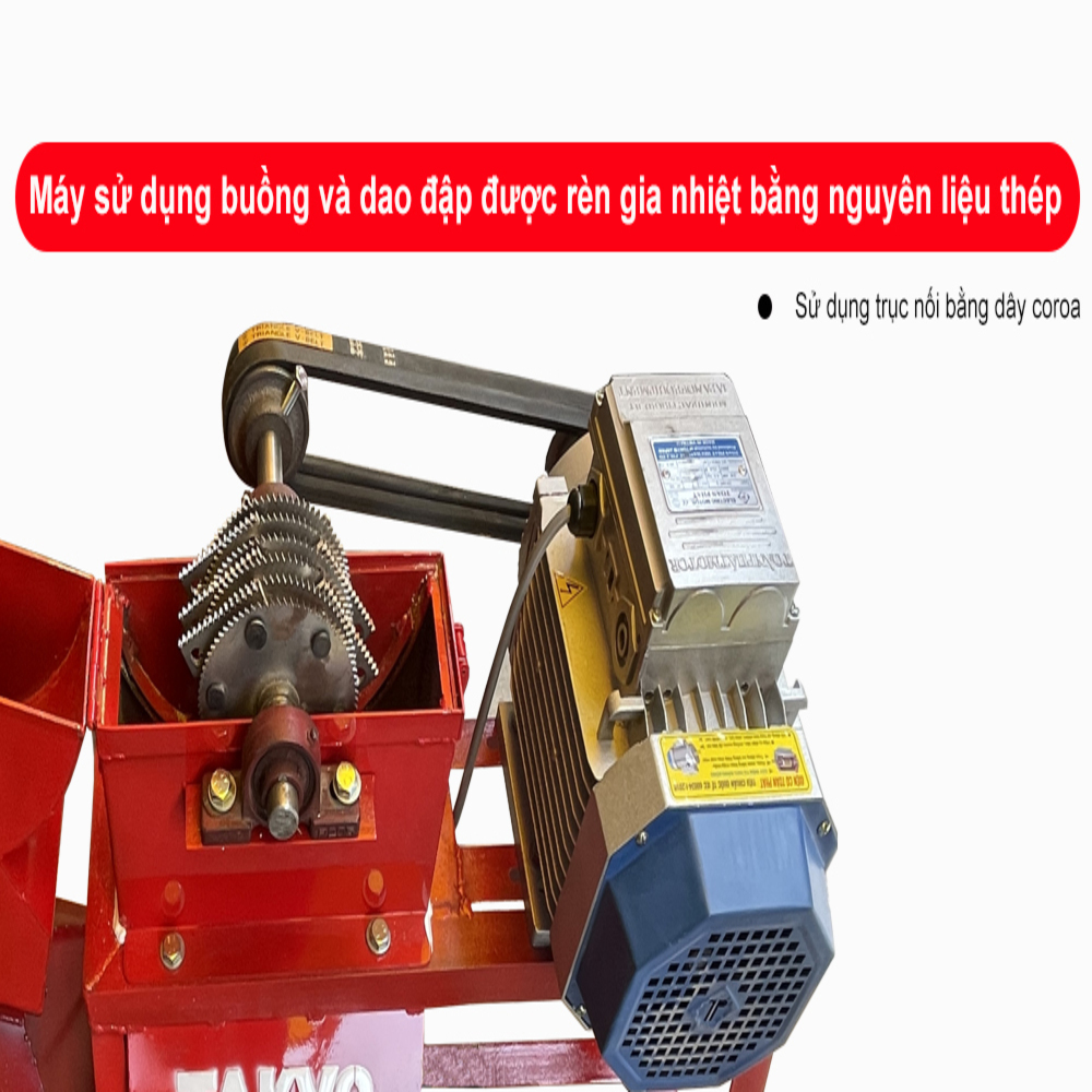 buồng nghiền và động cơ của máy băm nghiền buồng thẳng takyo tk 10