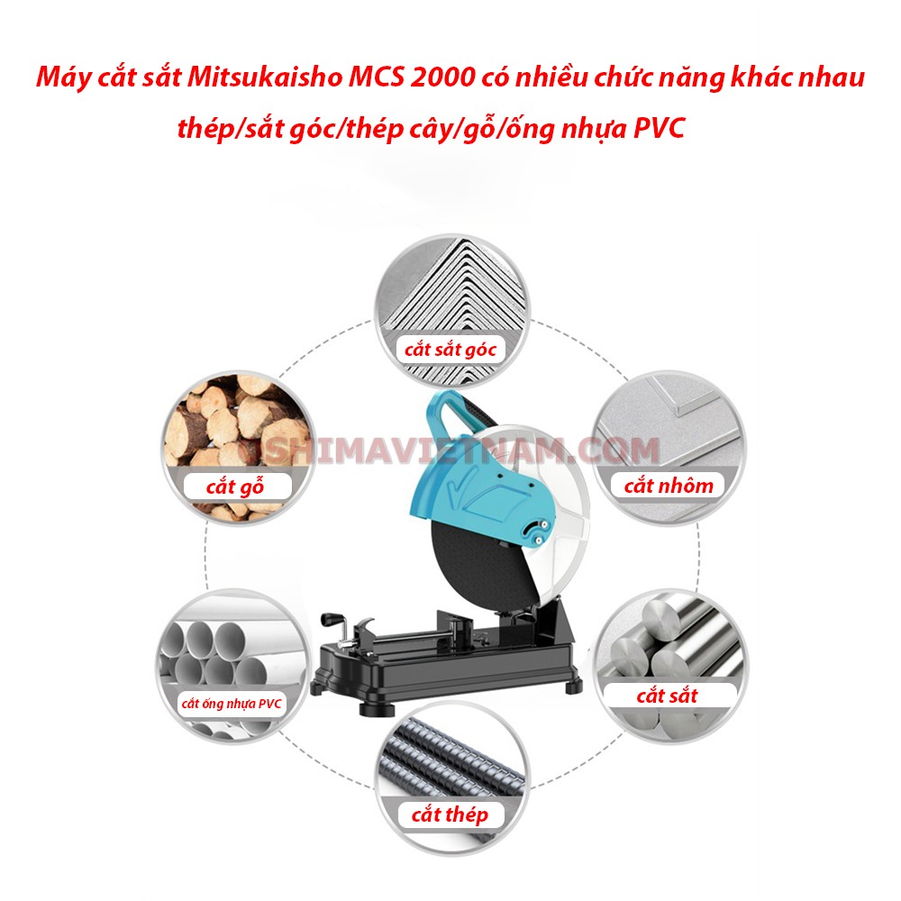 Ứng dụng của máy cắt sắt Mitsukaisho MCS 2000