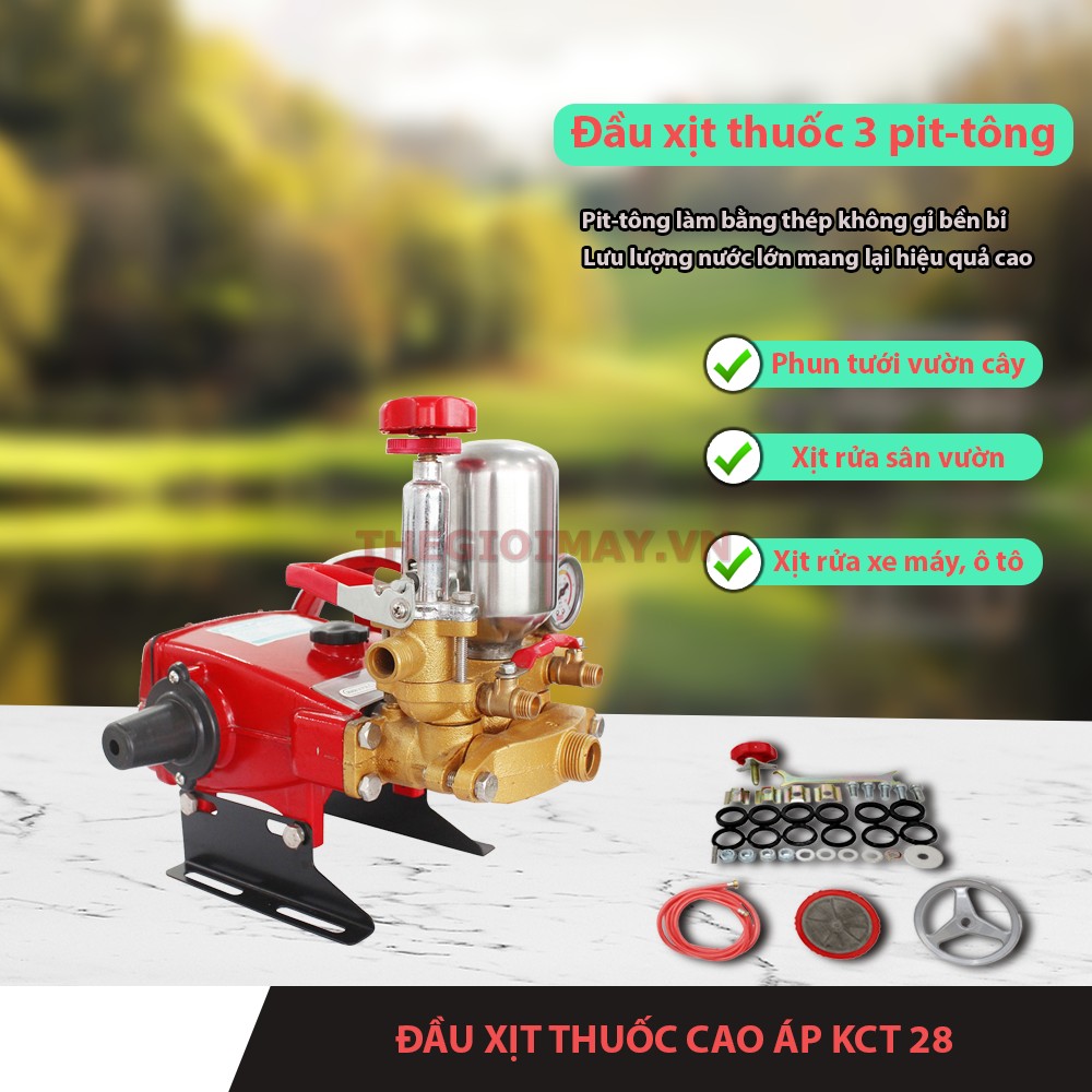 Ưu điểm của đầu xịt thuốc trừ sâu KCT 28