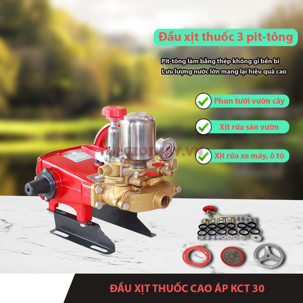 Ưu điểm của đầu xịt thuốc KCT 30