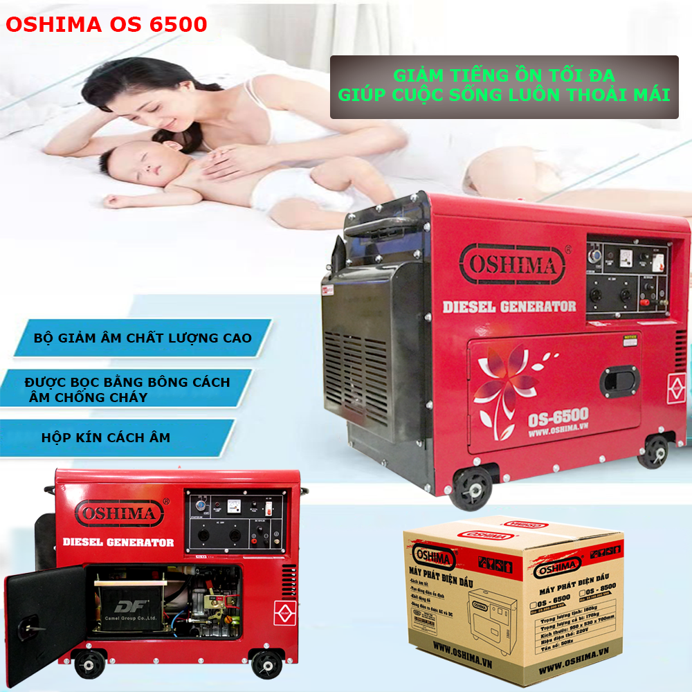 Ưu điểm máy phát điện Oshima Os 6500
