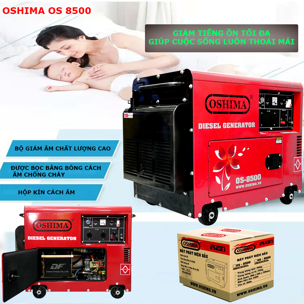 Ưu điểm máy phát điện Oshima OS 8500
