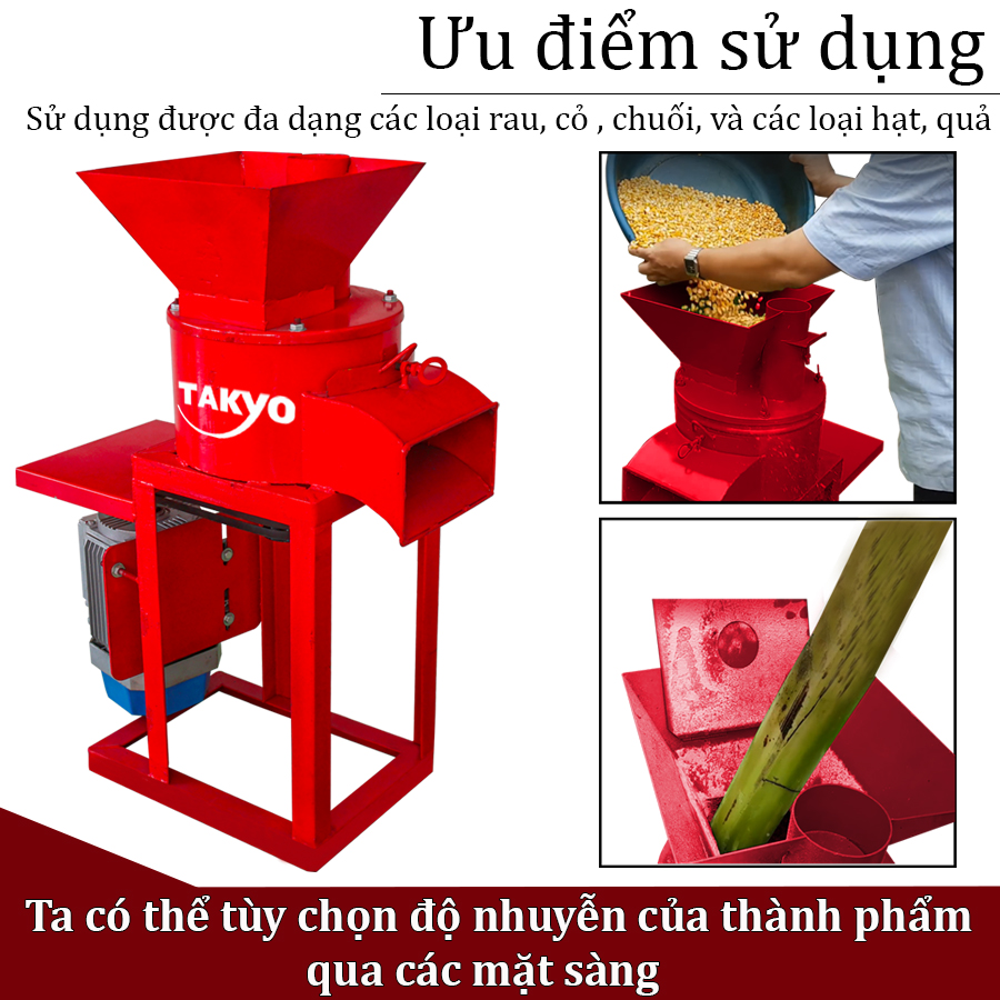 Ưu điểm sử dụng của máy xay nghiền đa năng Takyo TK 30